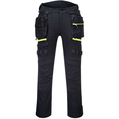 Pantalon de travail avec poches amovibles Portwest DX4 Noir 38 (1/2)