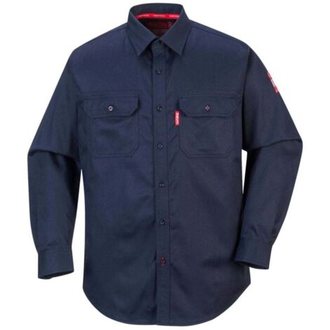 Chemise de travail Ignifugée Portwest Bizflame Marine 4XL