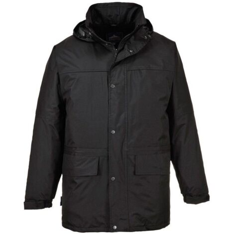 Parka imperméable doublée polaire Portwest Oban Noir XXL (1/2)