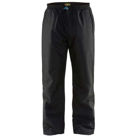 Pantaloni antipioggia Blaklader traspiranti antivento Nero XXXL (1/4)