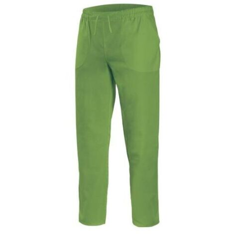 Pantalon personnel médical VELILLA Vert Citron XS.