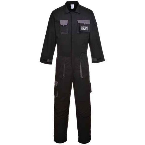 Combinaison de travail Multipoches Portwest CONTRAST TEXO Noir / Gris S.