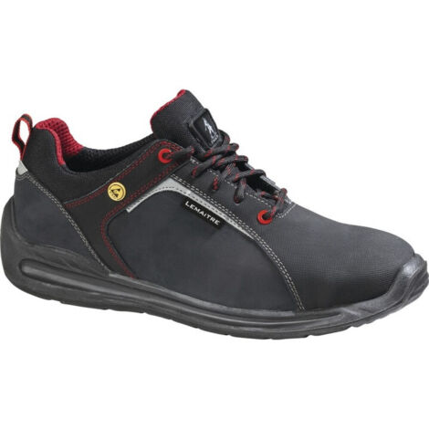 Chaussures de sécurité basses Lemaitre Super X S3 ESD SRC Noir / Rouge 38