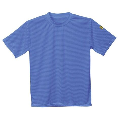Tee Shirt antistatique ESD Portwest Bleu S.
