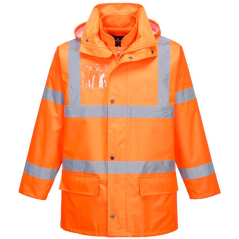 Parka haute visibilité Portwest ESSENTIAL 5 en 1 Orange XL. (1/2)