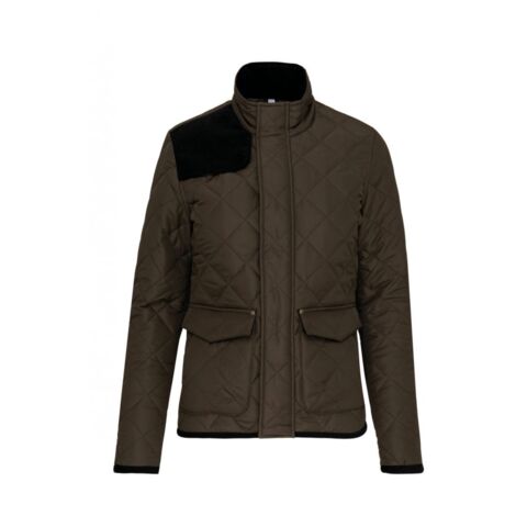 Veste Equitation Kariban matelassée homme Vert / Noir S