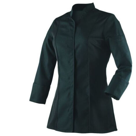 Veste de cuisine femme ROBUR ABELLA Noir S (1/2)