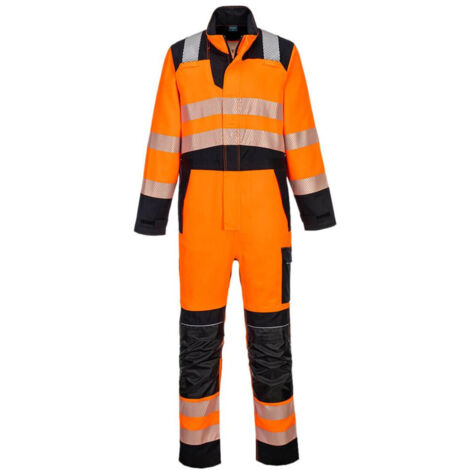 Combinaison PORTWEST Modaflame PW3 HV Orange Orange / Noir XL (1/2)