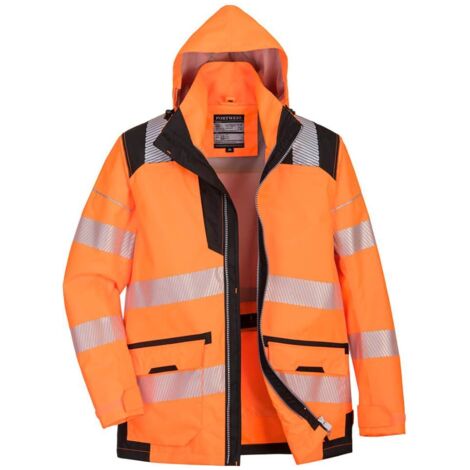 Parka PW3 haute visibilité 5-en-1 PORTWEST Orange L (1/2)