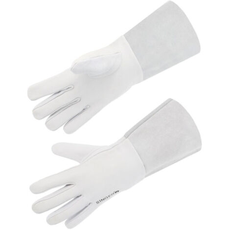 Gants de protection Singer Safety tout fleur d'agneau Blanc 9. (1/3)