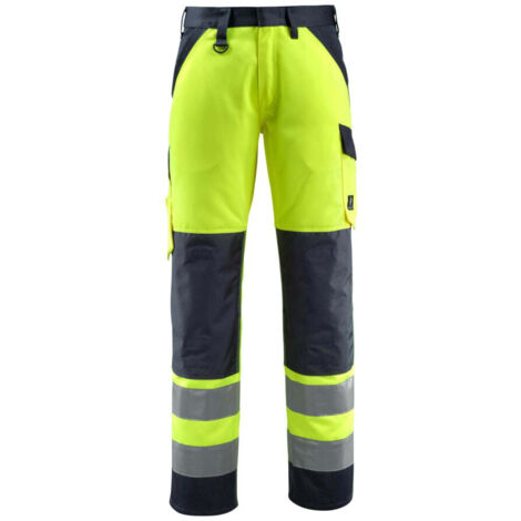 Pantalon avec poches genouillères Safe Light Mascot Jaune / Marine 38 (1/2)
