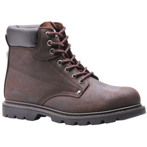 Chaussures de sécurité montantes Brodequin Cousu Flexi-Welt SB HRO Brun 41