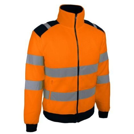 Veste polaire Polgo haute visibilité Singer Safety Orange 3XL. (1/5)