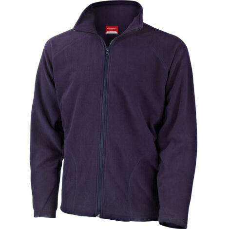 Giacca da lavoro in pile leggero Micron Result Blu navy XXXL