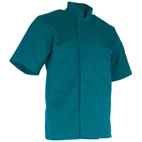 Veste de cuisine manches courtes LMA ARACHIDE Bleu M.