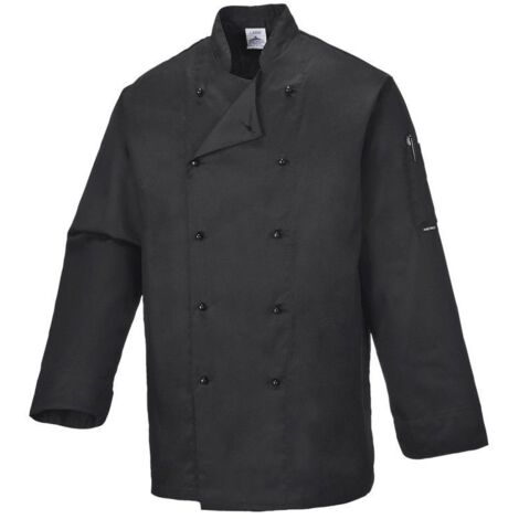 Veste de cuisine Portwest Somerset Noir XS. (1/2)