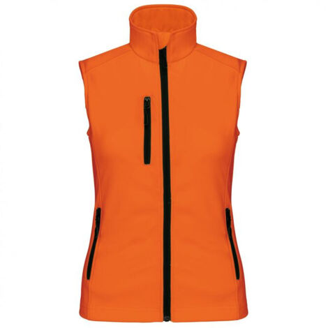 Bodywarmer Softshell femme Kariban imperméable Orange 4XL