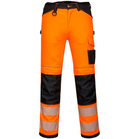 Pantalon Travail Hi-vis Pw3 Visibilité Haute & Confort Extrême - Portwest (1/2)