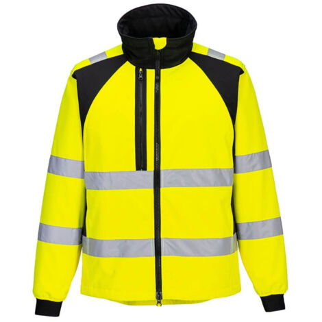 Veste softshell haute visibilité PORTWEST Eco WX2 Jaune M. (1/2)