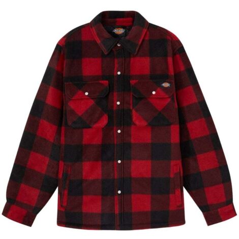 Camicia trapuntata Dickies PORTLAND Rosso XL
