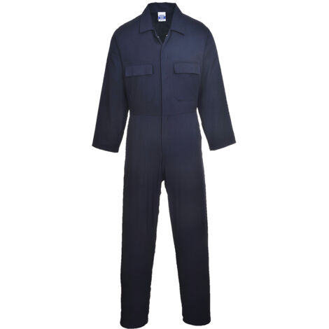 Combinaison de travail 100% coton Portwest EURO WORK Bleu Marine S (1/3)