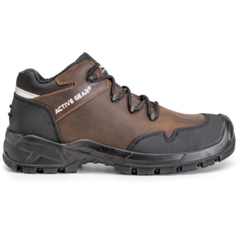 Chaussures de sécurité basses légères mixtes sans métal ACTIVE GEAR A-FORCE LOW S3 SRC Marron 47. (1/3)