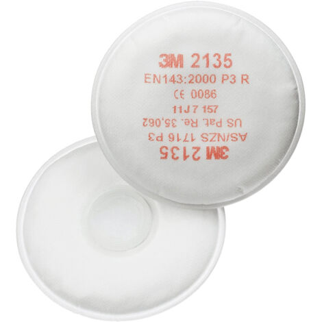 Filtre Anti-poussières P3R K2135 sachet de 2 3M