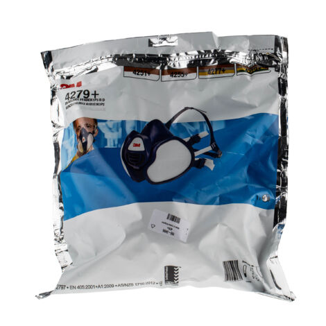 3M – Demi-masque respiratoire réutilisable sans entretien – FFABEK1P3 R D – Protection contre gaz et particules – Élastomère thermoplastique