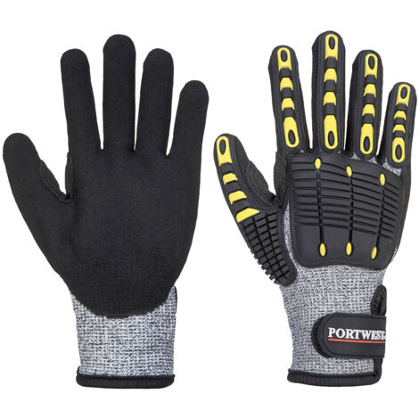 Gants de travail résistants aux chocs Portwest A722 résistants aux coupures