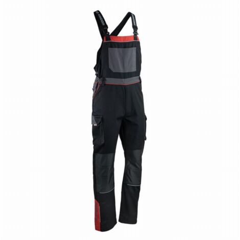 Cotte à bretelles Facom DRIVER Noir / Rouge 3XL (1/4)