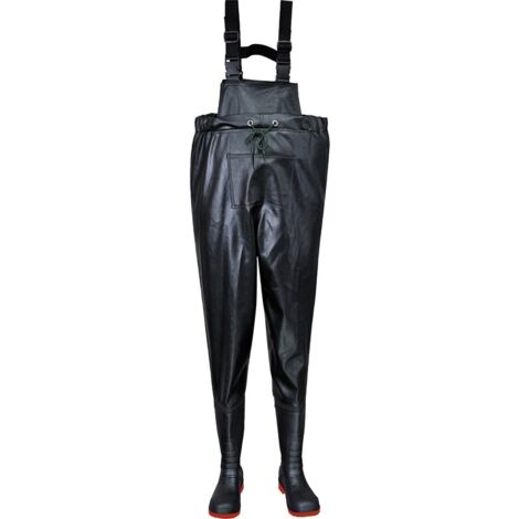 Cuissardes Waders Steelite S5 Portwest Noir 42. (1/2)