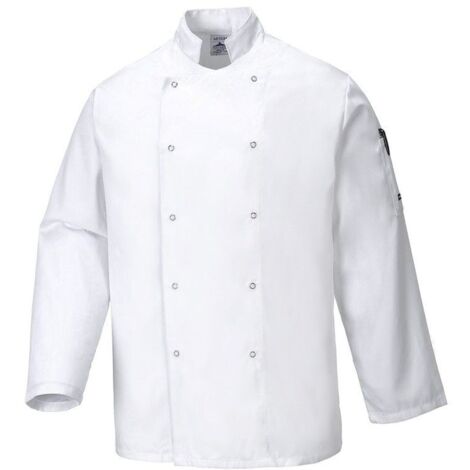 Veste de Cuisine Portwest Suffolk Blanc XL (1/2)