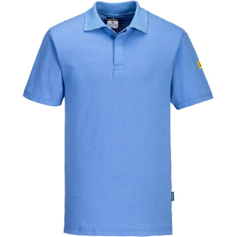 Polo antistatique ESD Portwest Bleu XL. (1/2)