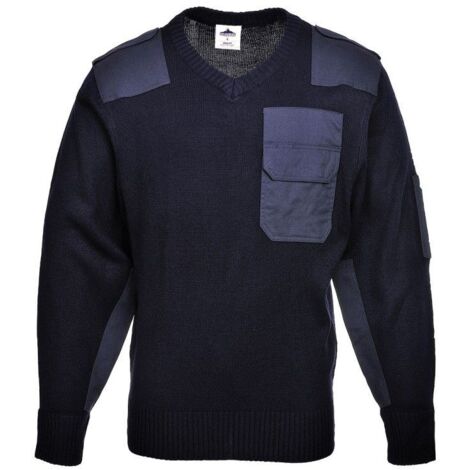 Pull de travail sécurité Portwest Otan Bleu Marine M (1/2)
