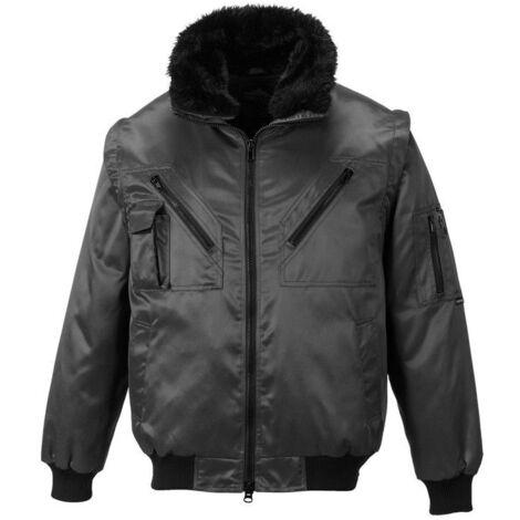 Blouson pilote Portwest Noir 5XL. (1/2)