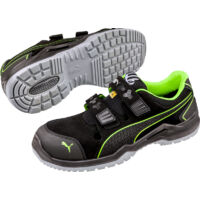 Basket de sécurité Puma Neodyme Green Low S1P ESD SRC Noir / Vert 49.