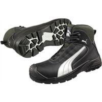 Chaussure de sécurité montante Puma Cascades Mid 100% non métallique S3 SRC Noir 41.