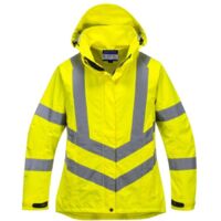 Parka femme haute visibilité respirante Portwest 300D Jaune M.