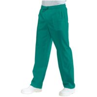 Pantalon médical taille élastiquée Isacco Vert foncé Vert L.