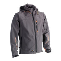 Giubbotto softshell con cappuccio Poseidon Herock Grigio scuro M