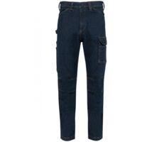 Jean de travail denim résistant multipoches WK. Designed To Work Denim 44.