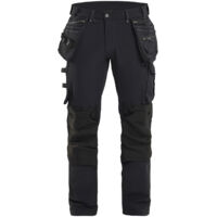 Pantalon de travail artisan X1900 Blaklader STRETCH 4D Noir 40