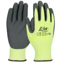 Gants de travail enduction mousse de nitrile G-TEK (lot de 12) Jaune / Gris 6