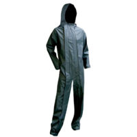 METEORE LMA Double Zip Rain Coverall Marine XL
