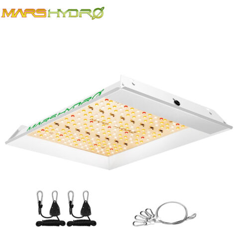 Mars Hydro TS 600 Lampe de Croissance pour Plantes Spectre Complet LED Ampoules Lampes de Croissance avec Chaînes de Suspension pour Tente de Culture 1-3 Plantes Intérieur