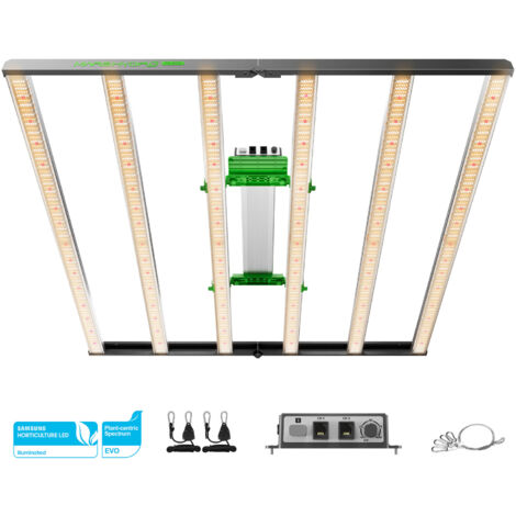 Mars Hydro FC 8000 EVO Lampe de Croissance LED Spectre Complet Samsung 301H EVO pour Box de Culture 150x150x200cm Chambre de Plantation Graines Légumes Fleurs (1/5)