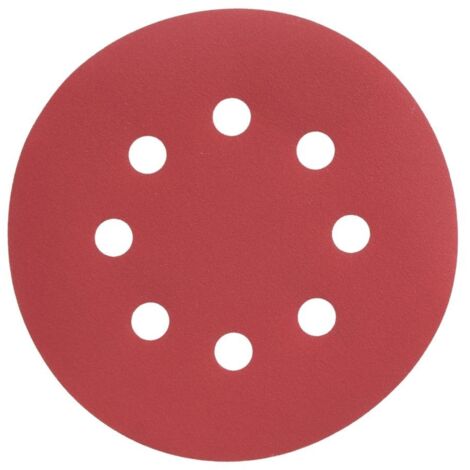 Disque abrasif - Radix - Pro - Velcro 125 mm - P240 - 8 trous (10 pcs) (1/2)