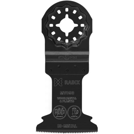 Lame de scie multitool Bi-métal - Radix - 44 mm - Bois & clous (1/3)