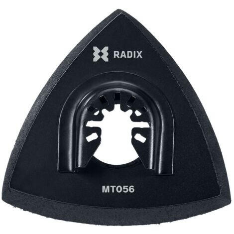 Semelle abrasive multitool - Radix - 93 x 93 x 93 mm - Velcro - forme triangle (1/3)