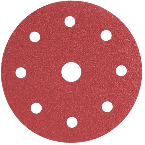Disque abrasif - Radix - Pro - Velcro 125 mm - P60 - 9 trous (10 pcs) (1/2)